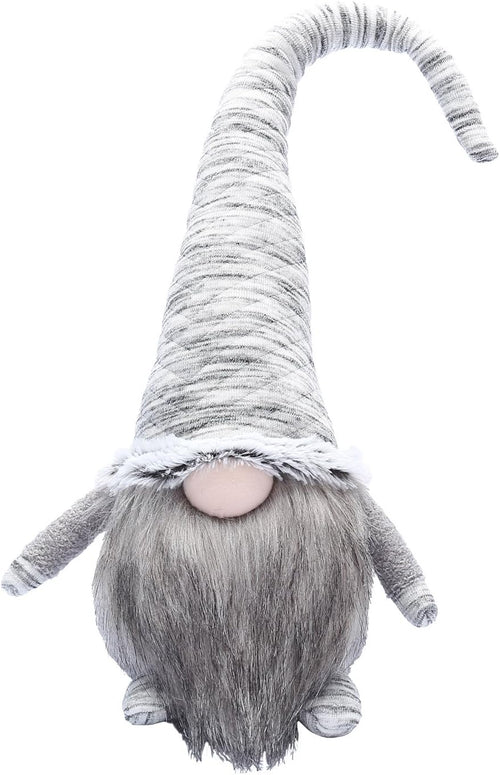 17 Inches Handmade Christmas Gnome Decoration Swedish Figurines - 16 Inches (Grey 2)